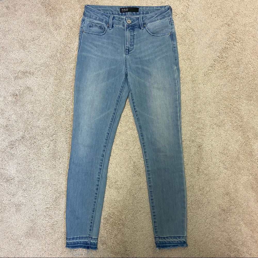 Design Lab Mid Rise Skinny Jeans